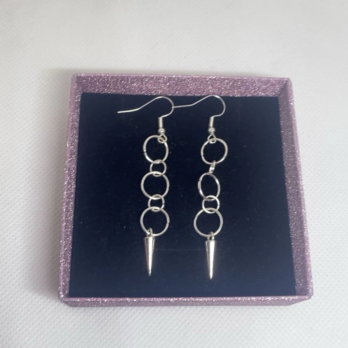 Basic ring earrings🤍 - 1