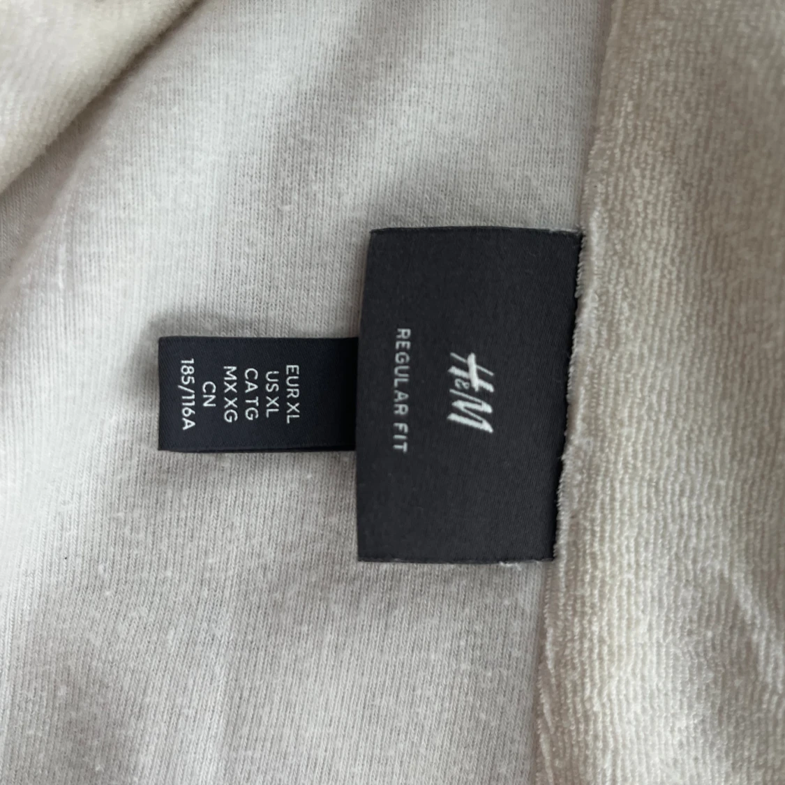 Vit frotté skjorta - 4