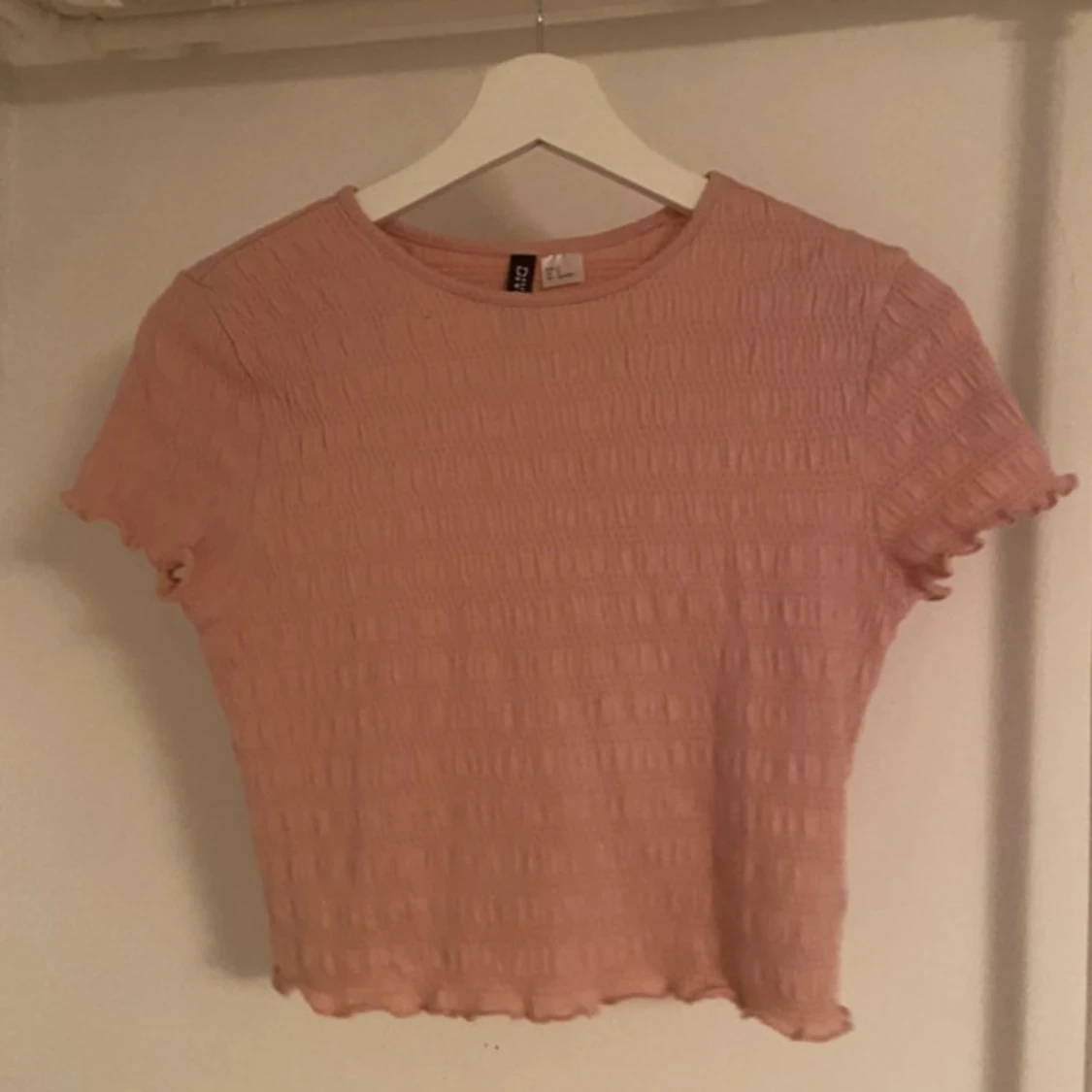 Rosa croppad topp från hm - 2