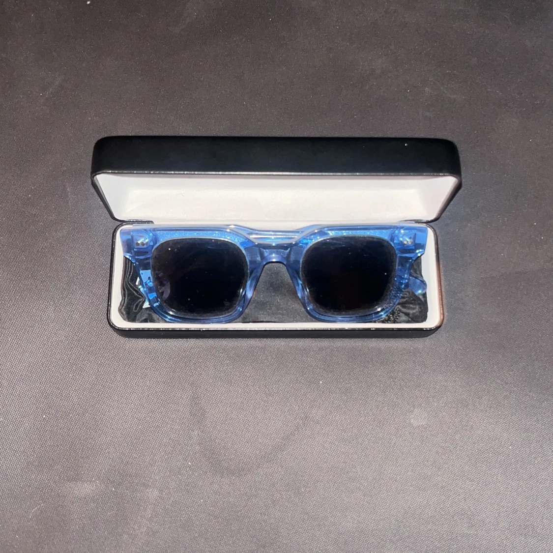 Blå transparenta solglasögon All Cap One - 1