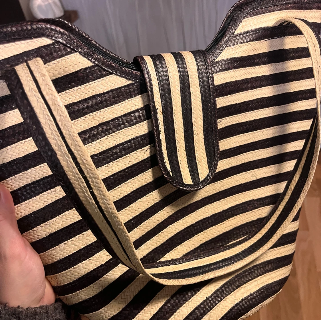 Flätad handväska - 2