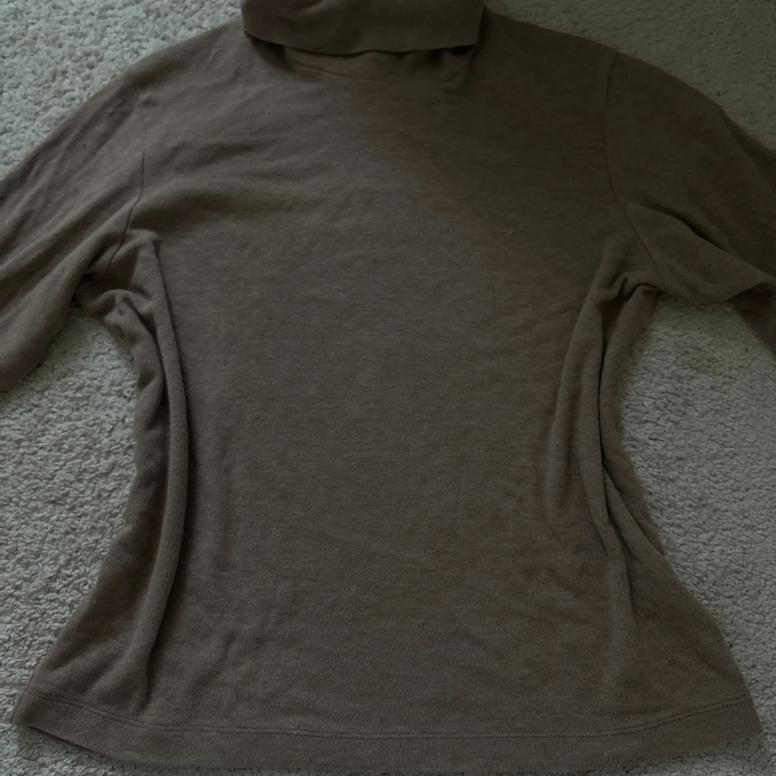Brun polotröja i mjuk bomull - 2