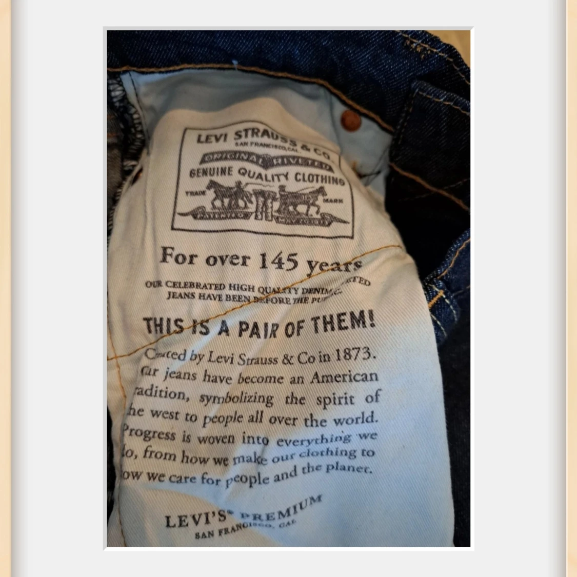 Levi's 511 Slim mörkblå jeans - 2