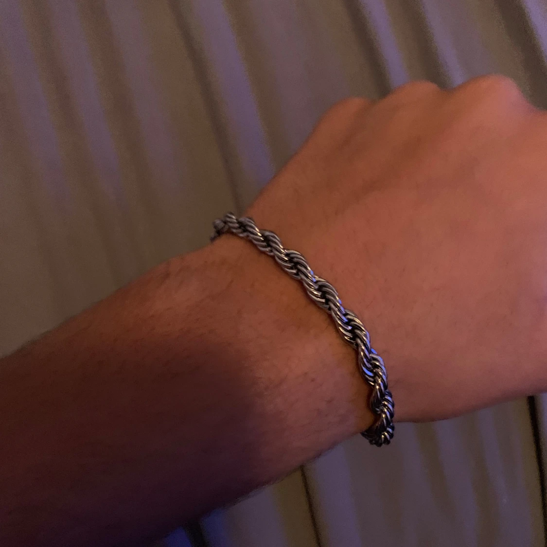  Silver Cordell armband 7mm - 1