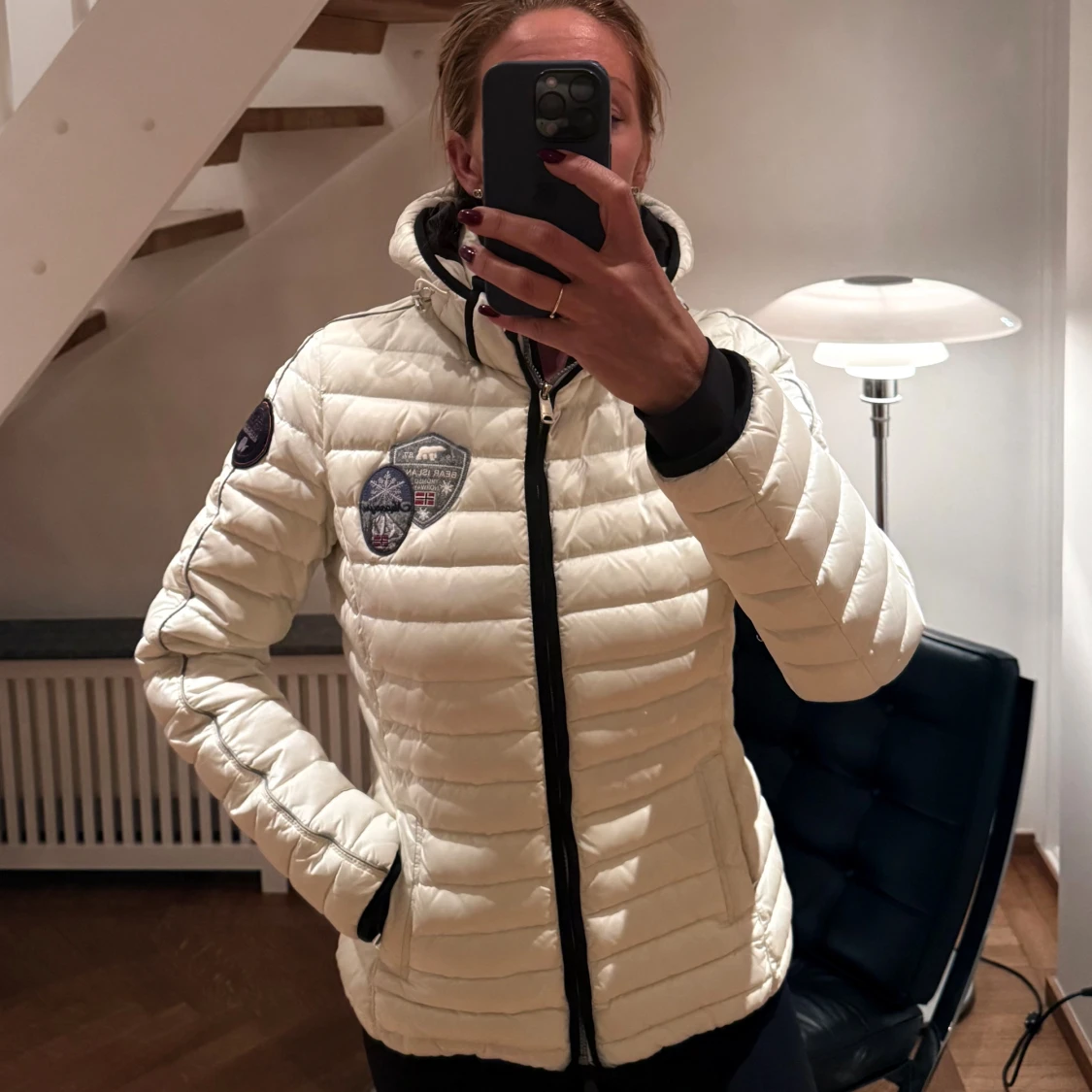 Vit dunjacka från Napapijri