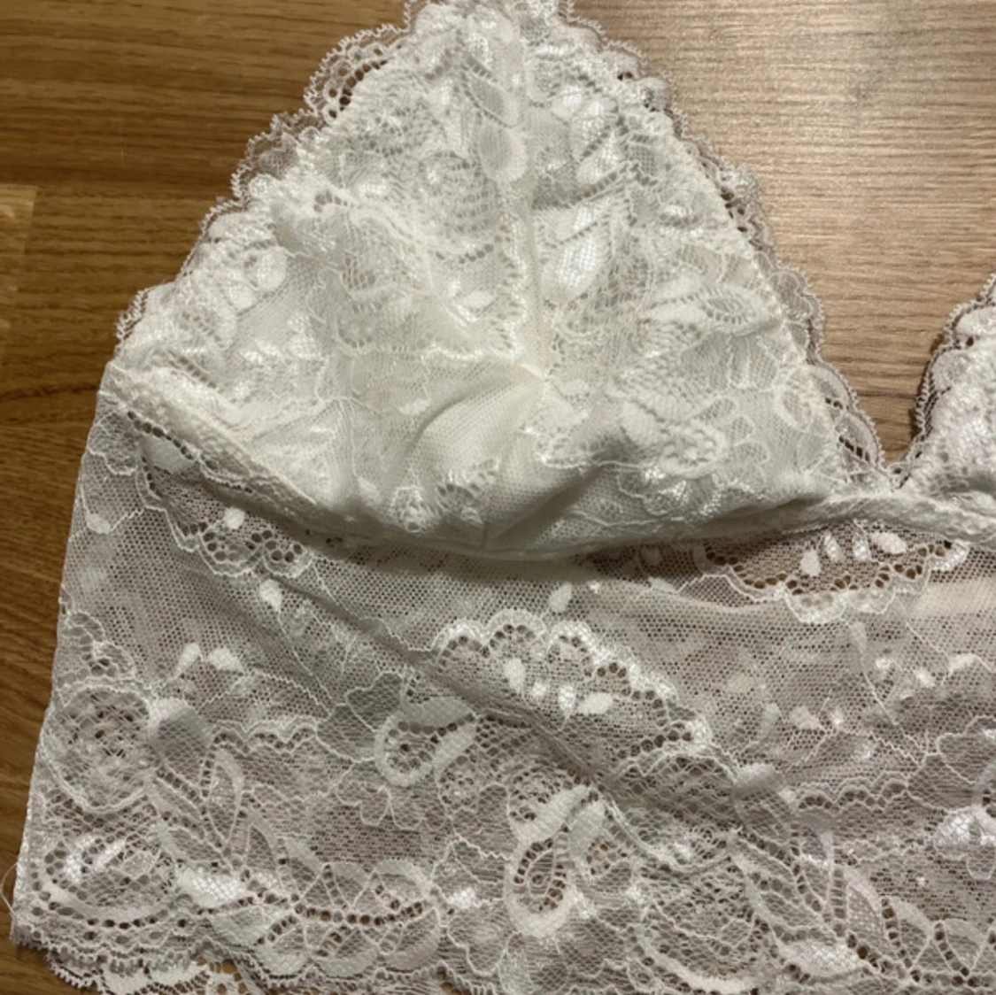 Vit spets bralette  - 1