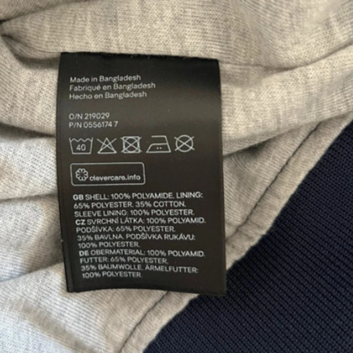 Marinblå bomberjacka från H&M L.O.G.G. - 4