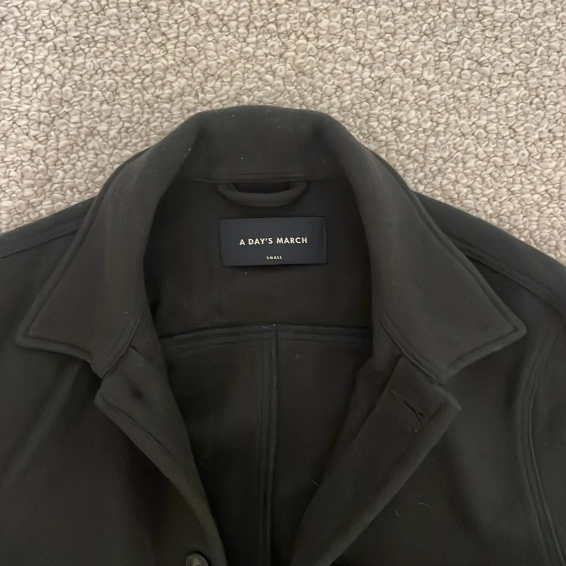 Svart/mörkgrön overshirt från A Day's March - 4