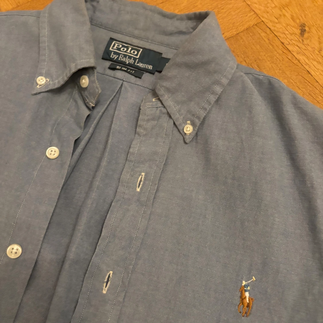 Ljusblå Ralph Lauren skjorta - 1