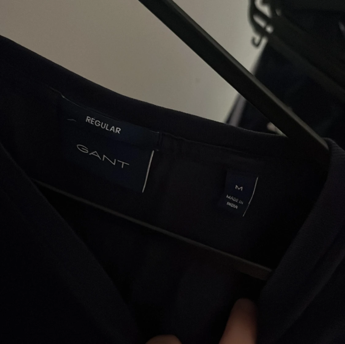 Mörkblå GANT t-shirt i bomull - 2