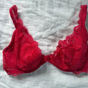 Victoria’s Secret BH - Supersnygg spetsBH från Victoria’s Secret med en fin ros detalj! Ord. Pris ca 750kr, stl. 34 D = 75 D