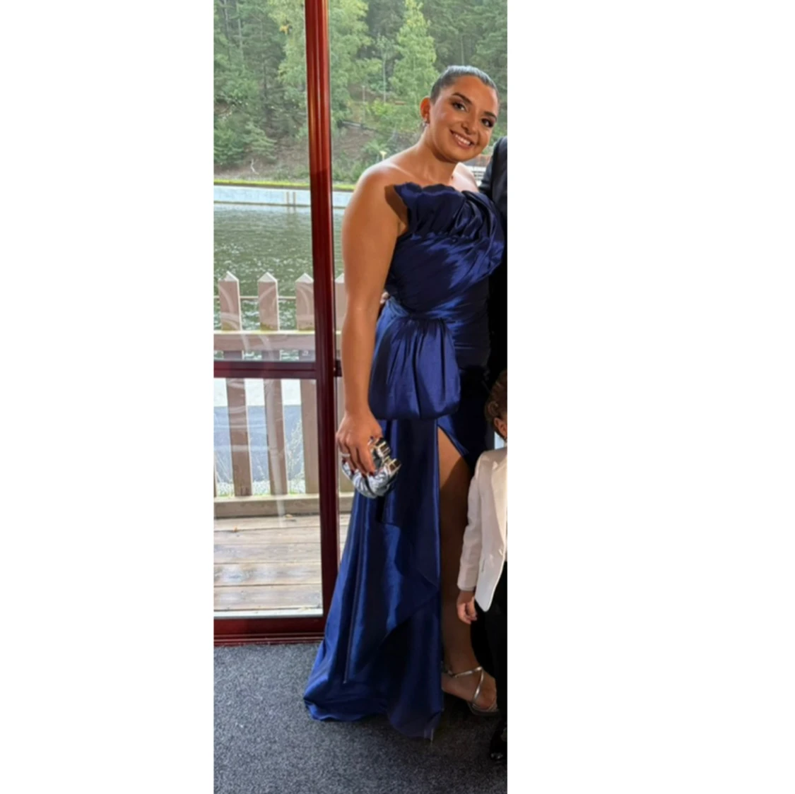 Marinblå långklänning - 2