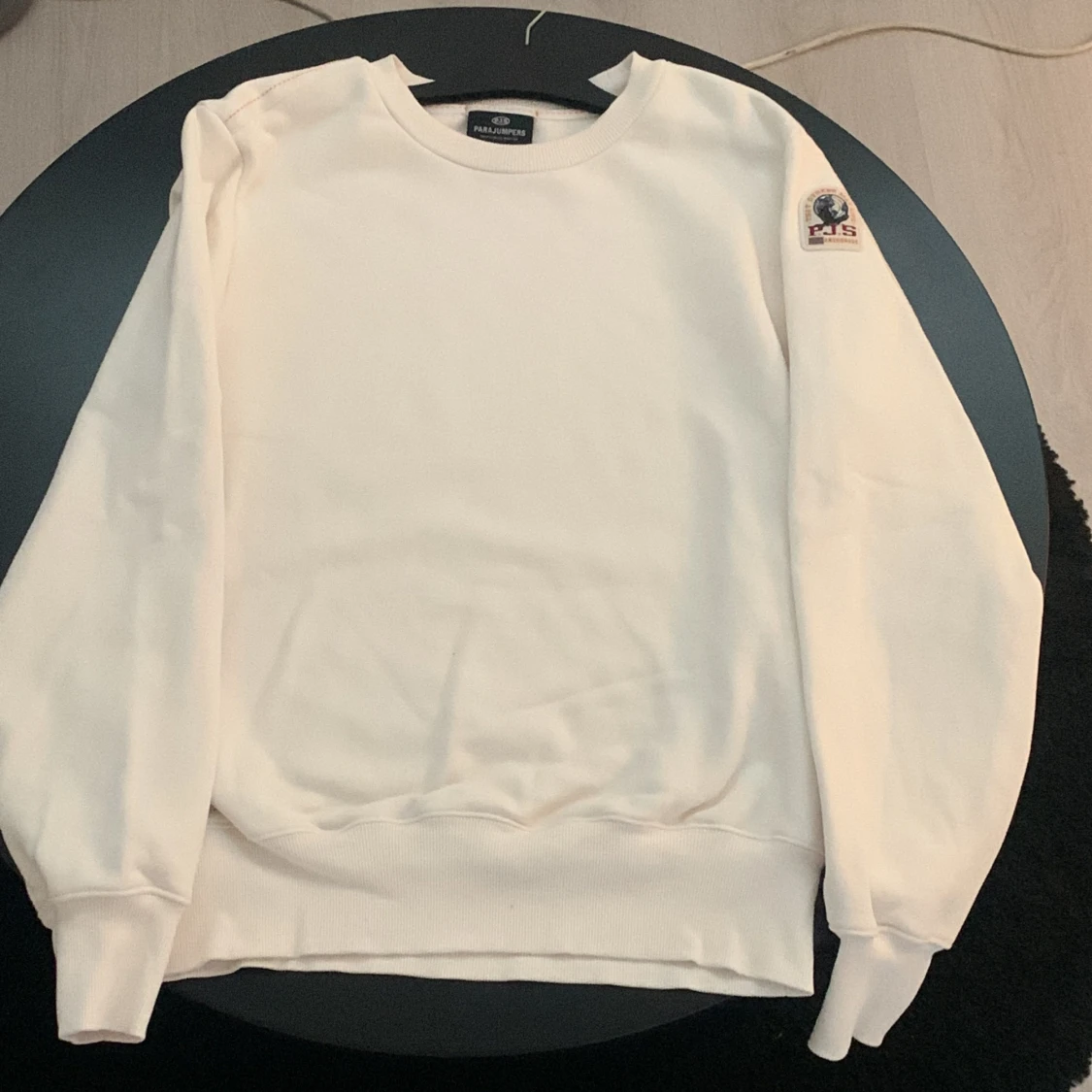 Vit fleece-tröja från Parajumpers L