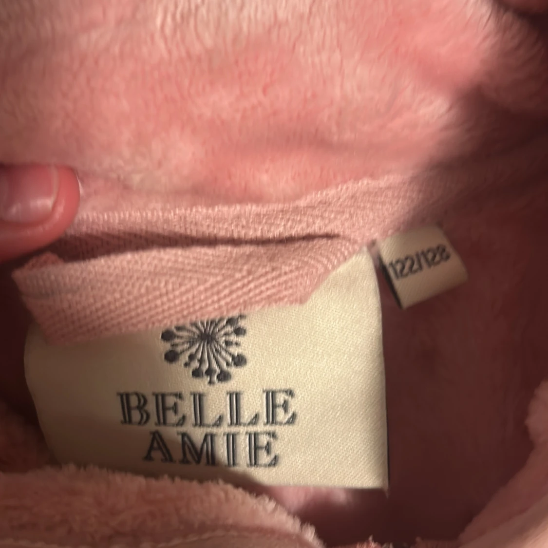 Rosa fleecejacka från Belle Amie - 1