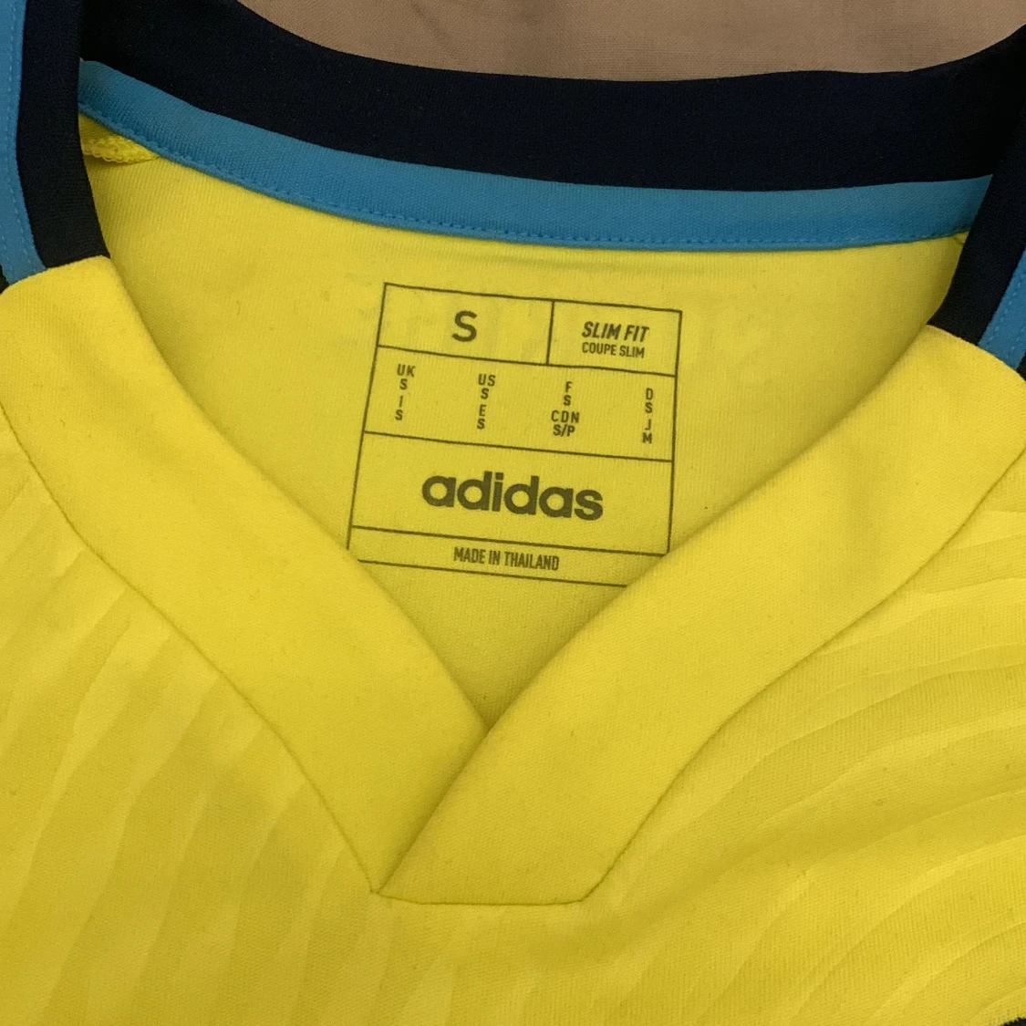 Svensk landslagströja Adidas gul Size s - 2