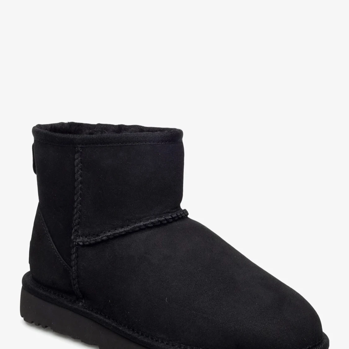 Svarta UGG boots i mocka