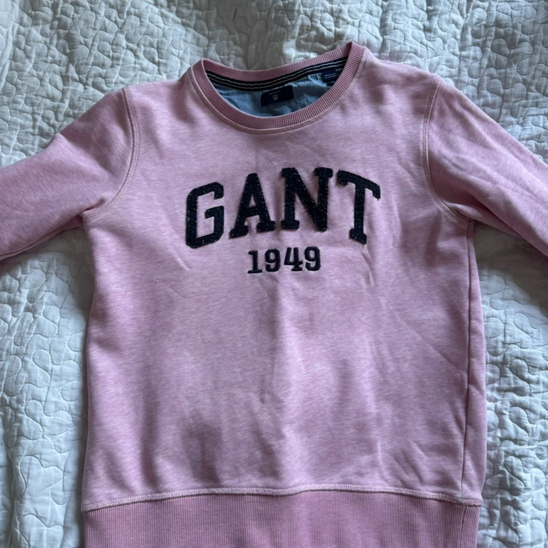 Rosa sweatshirt från GANT med tryck