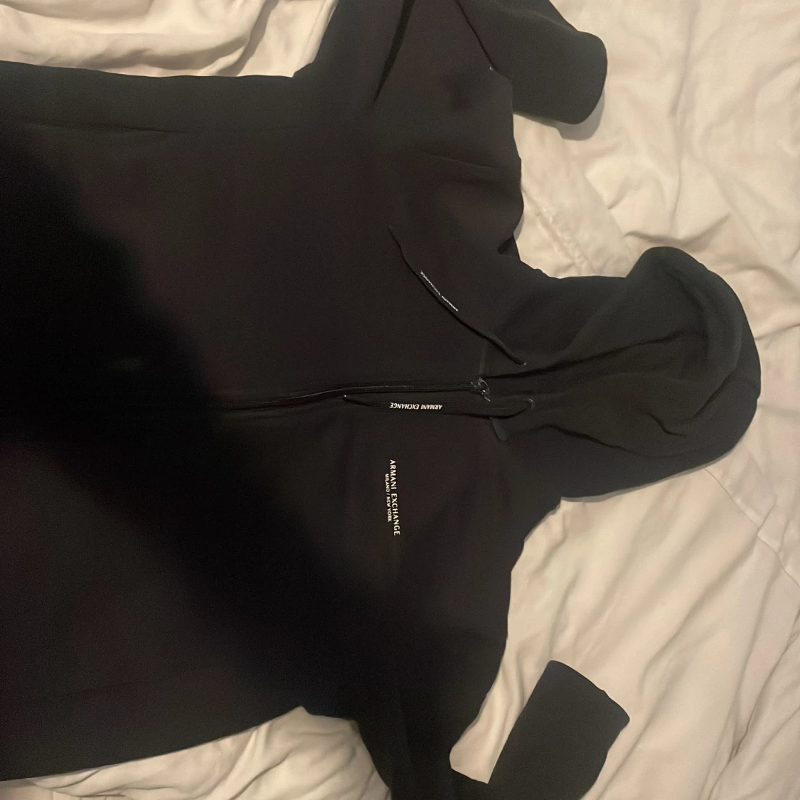 Svart hoodie från Armani Exchange
