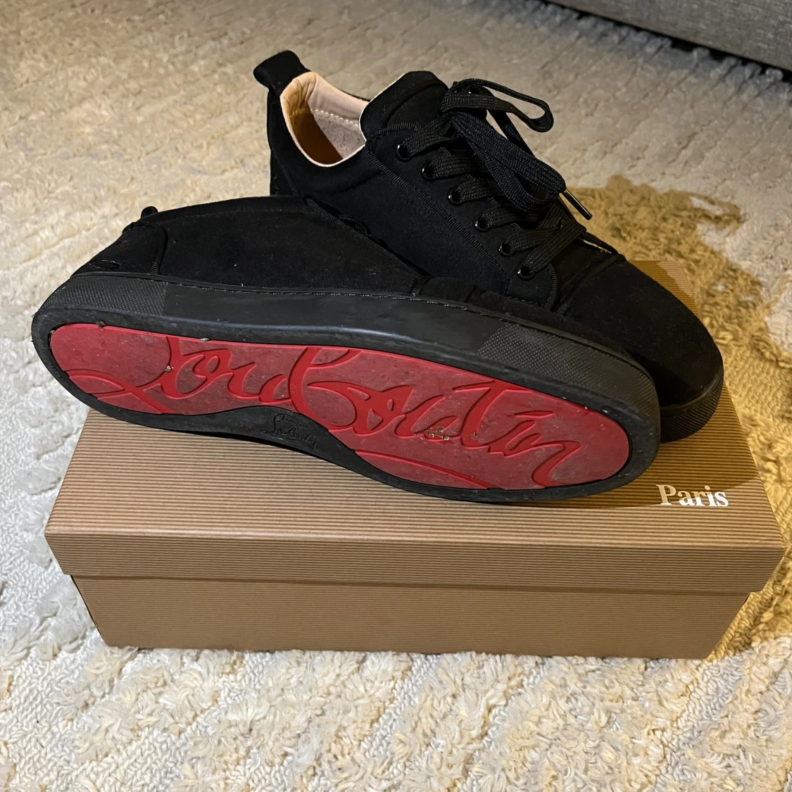 Christian Louboutin svarta sneakers - 1