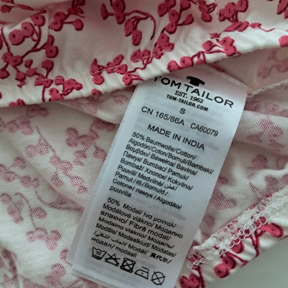 Blommig blus från Tom Tailor, S - 3