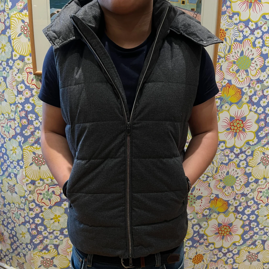 Grå puffervest från lawrence gray - 1