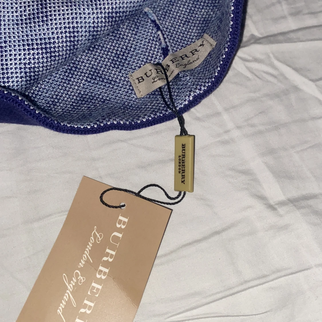 Blå Burberry Mössa - 2