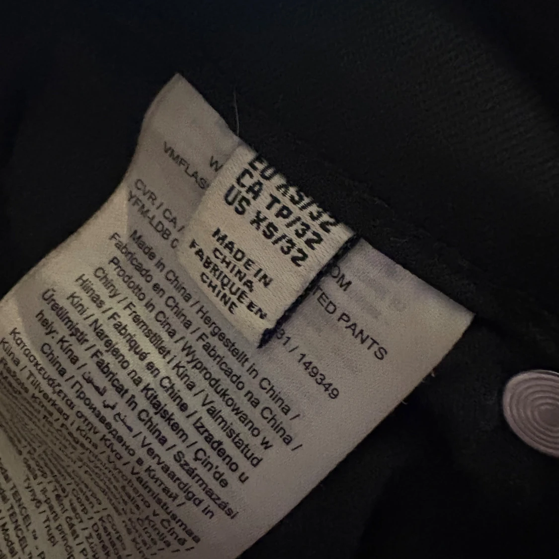 Svarta läderbyxor  från Vero Moda XS - 2