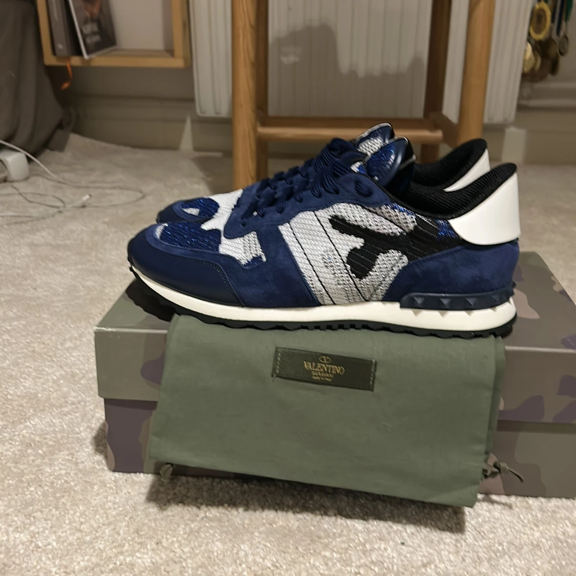 Valentino Rockrunner blå sneakers - 3