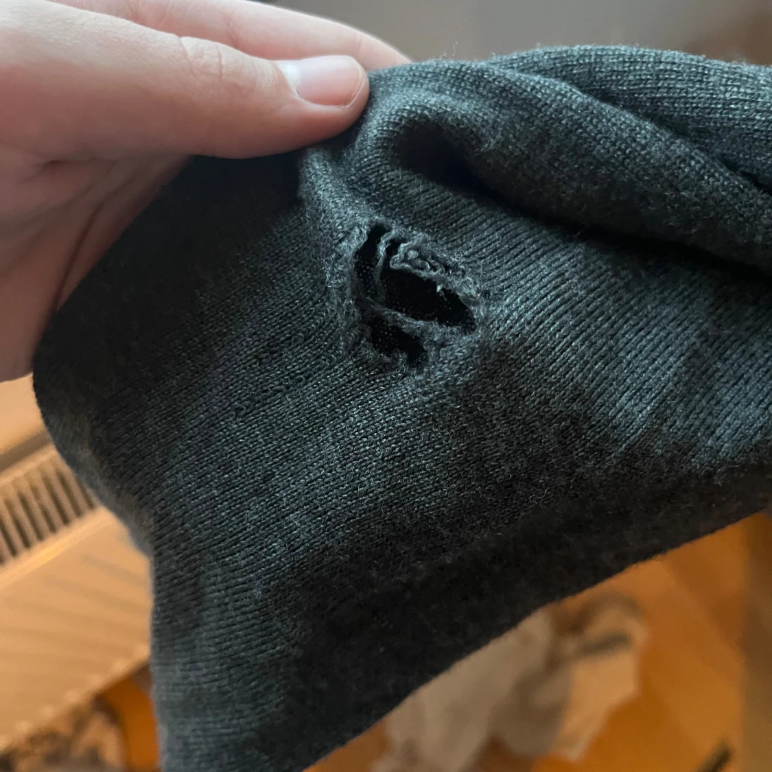 Mörkgrå merinotröja - 3