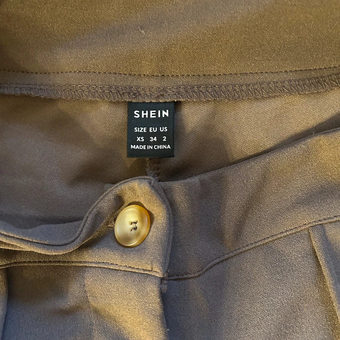 Bruna kostymbyxor från Shein XS - 2