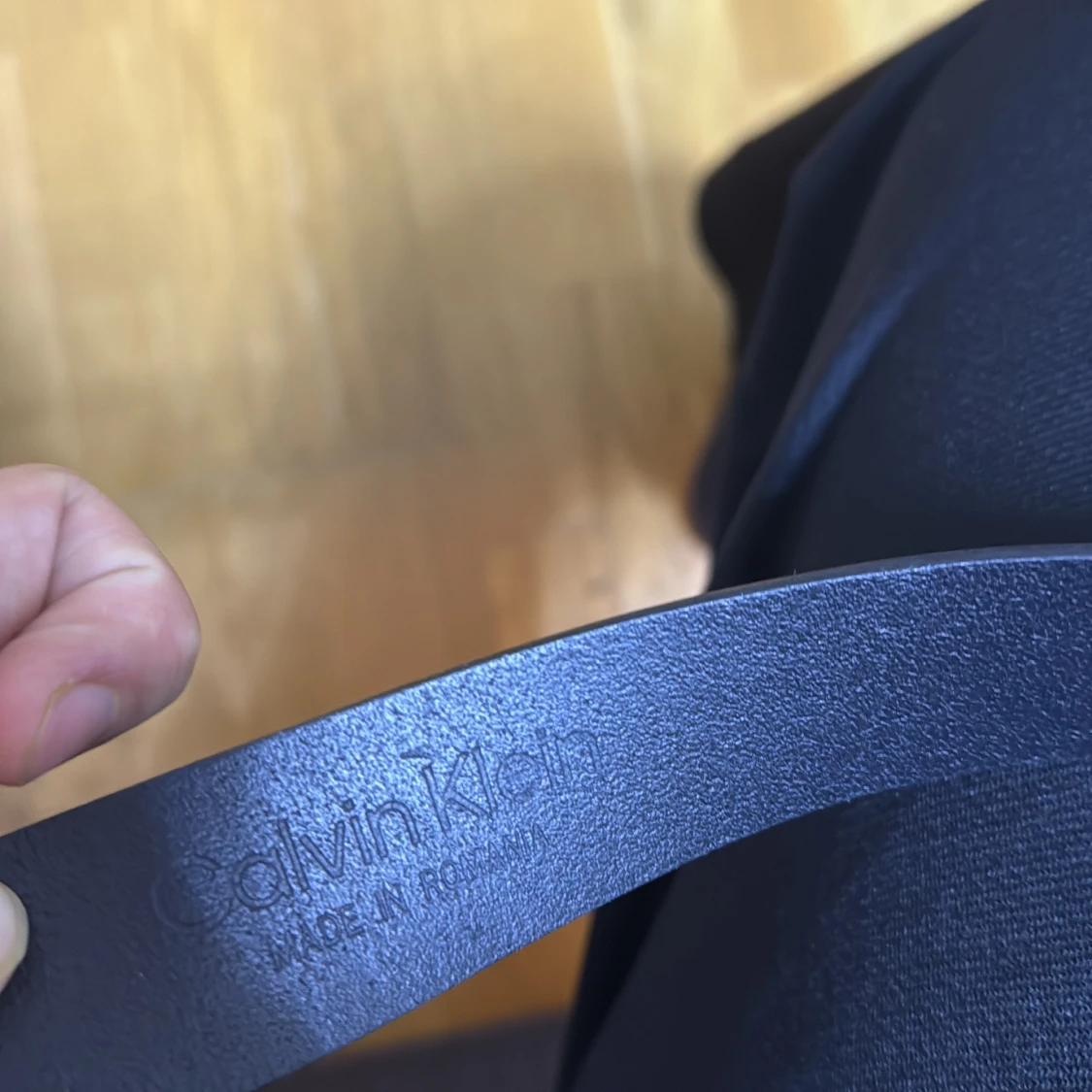 Svart bälte från Calvin Klein äkta  - 2