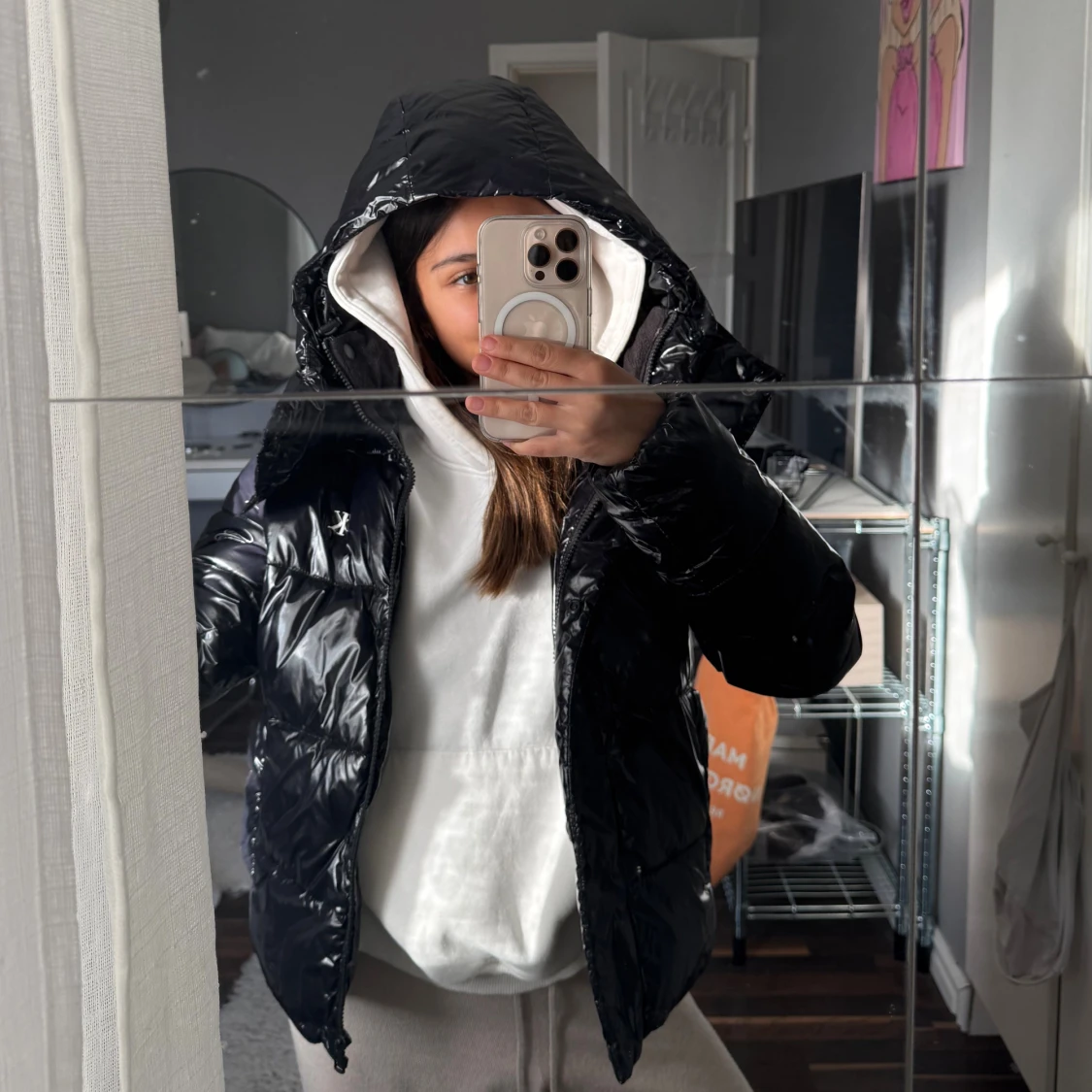 Glansig jacka Calvin Klein - 3