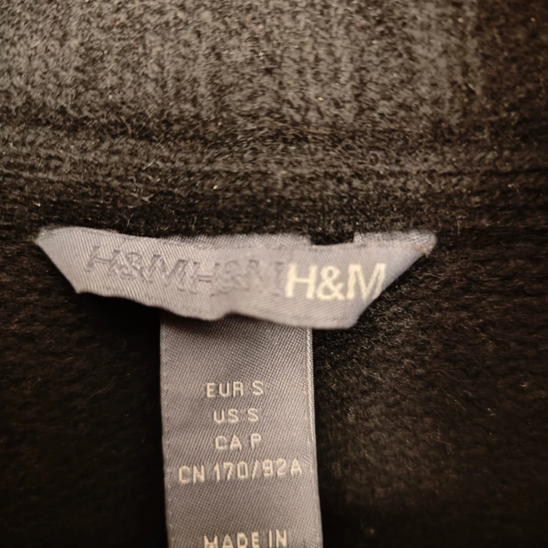 Svart stickad tröja med hög krage H&M - 2