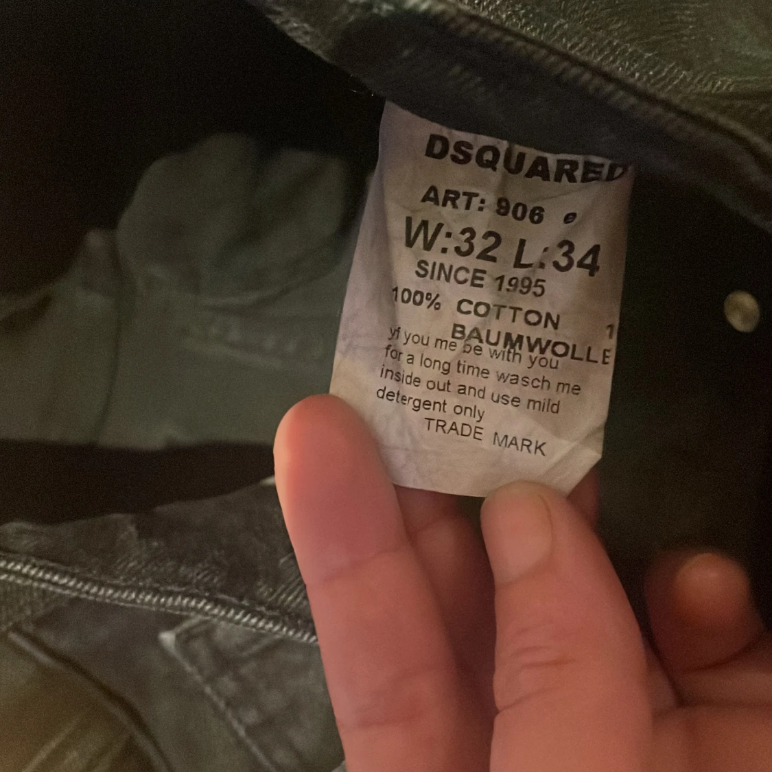 Svarta skinny jeans från Dsquared2 - 4