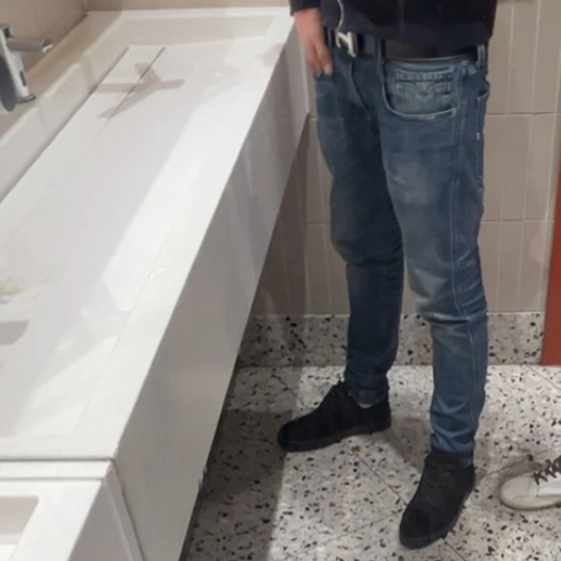Blå Replay jeans, modell Anbass W31 L32