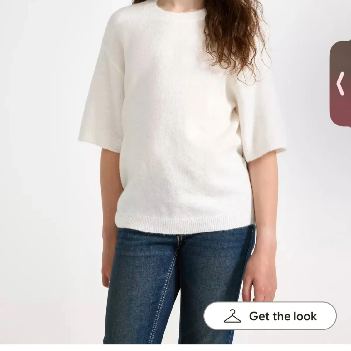 Beige stickad tröja från Lindex - 3