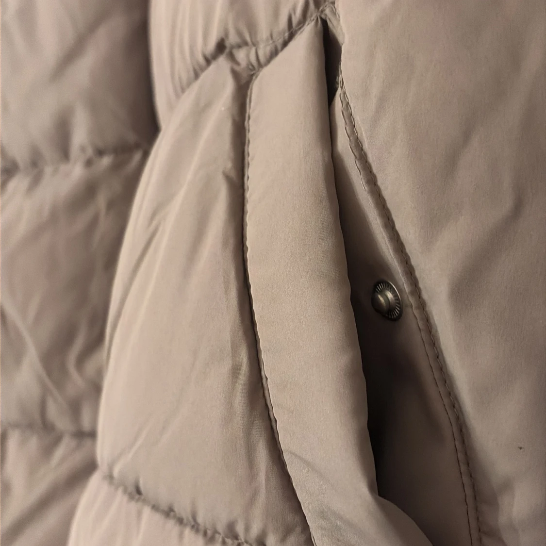 Beige quiltad dunväst från 157 - 1