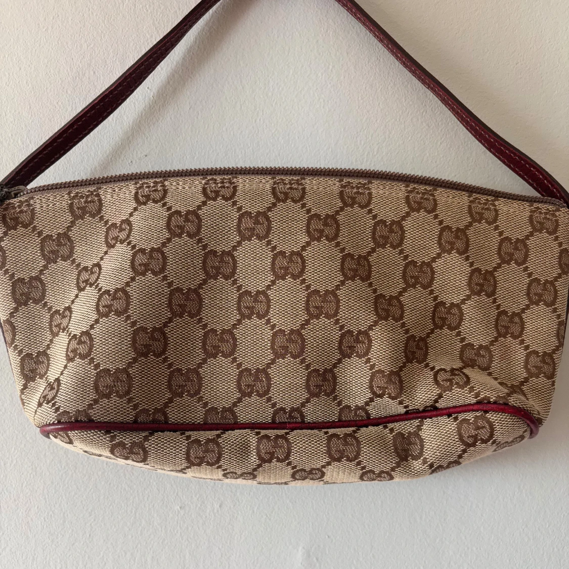 Beige och brun axelväska från Gucci - 1