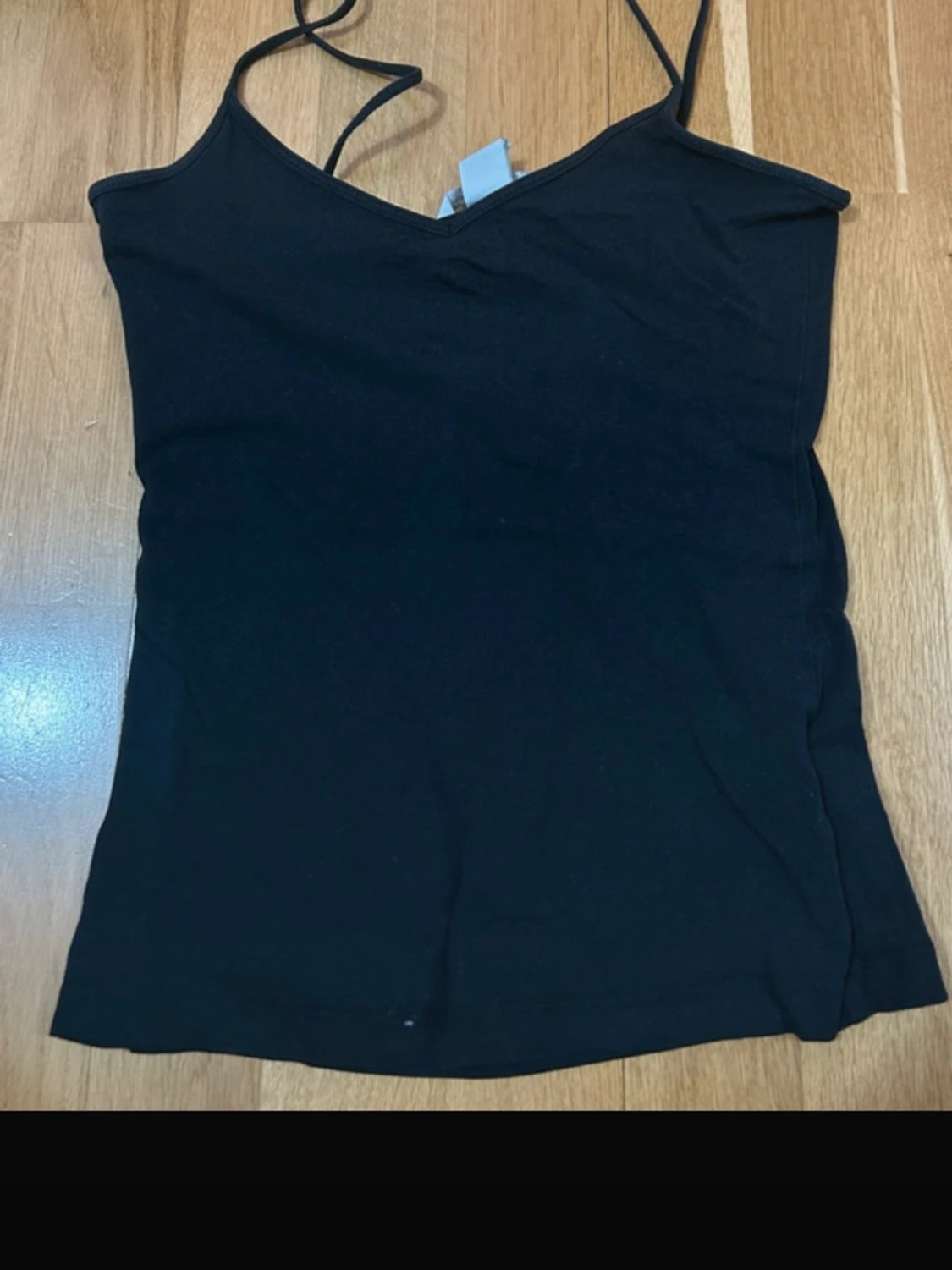 Svart linnetopp från H&M Basic XS