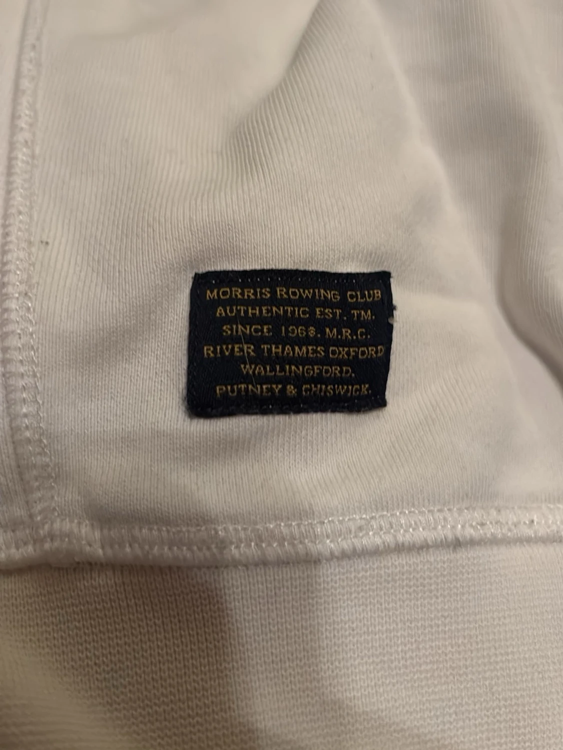 Vit sweatshirt från Morris R Club - 4