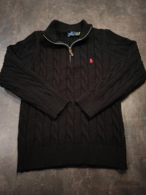 Ralph Lauren stickad quarter zip  - Inga defekter alls passar XS