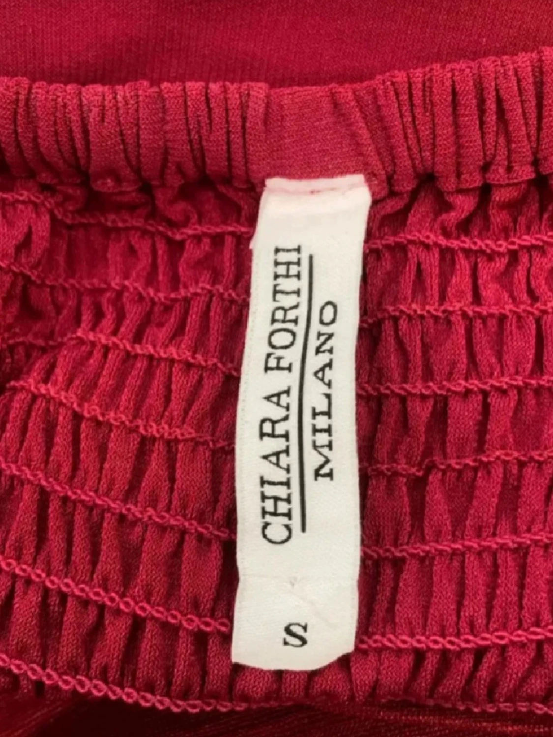 Vinröd långklänning  - 3