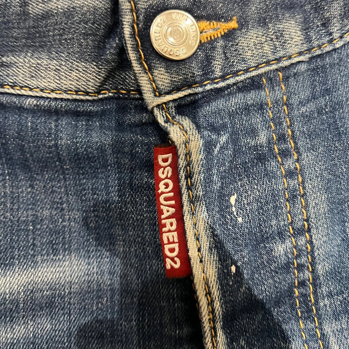 DSQUARED2 blå jeans med slitningar - 3