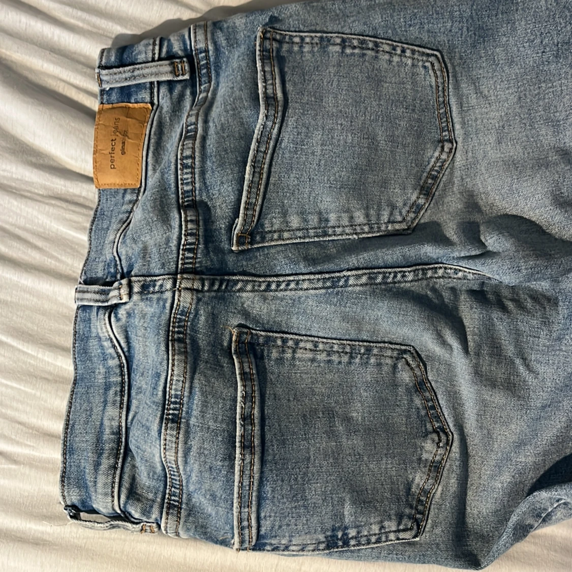 Bootcut ljusblå jeans från Perfect Jeans - 2