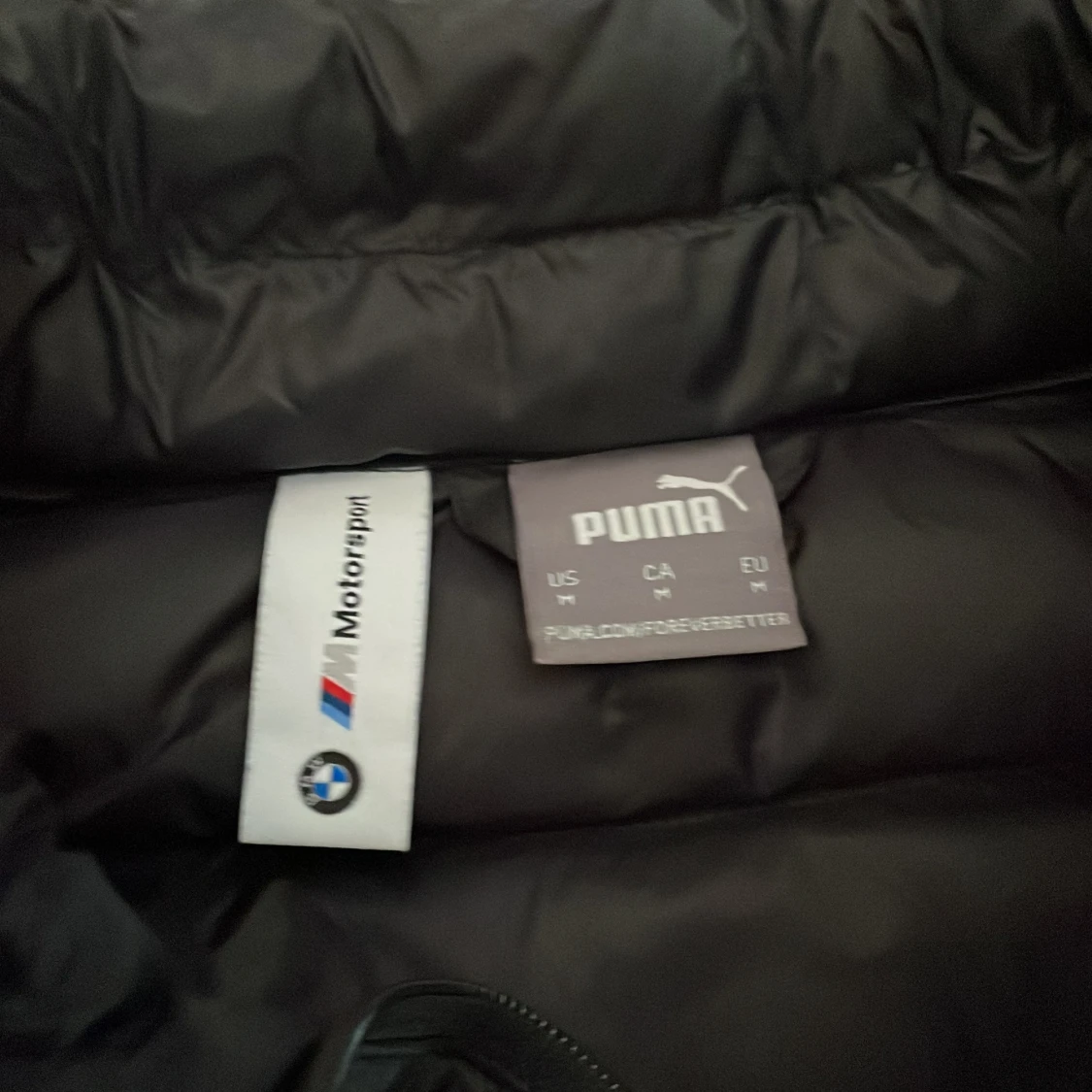 Svart BMW Motorsport pufferjacka Puma - 2