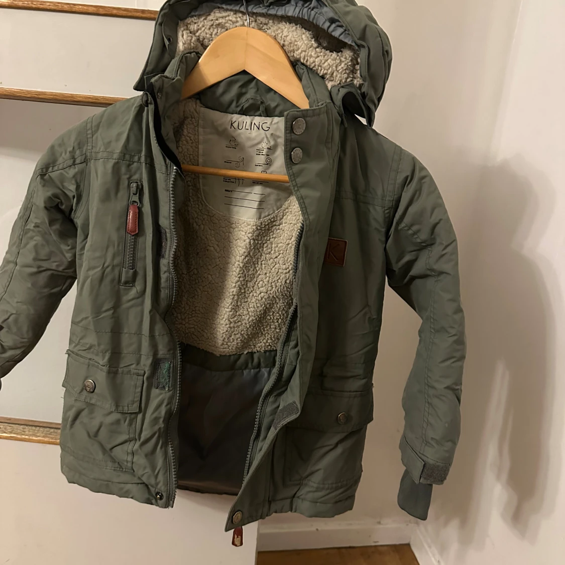 Grön parkajacka från Kuling - 1