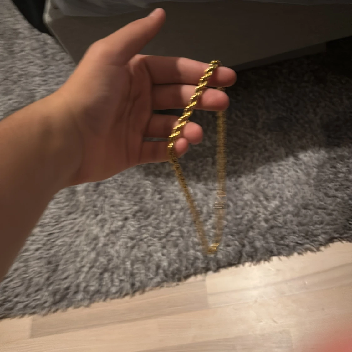 Guldpläterat halsband och armband - 3