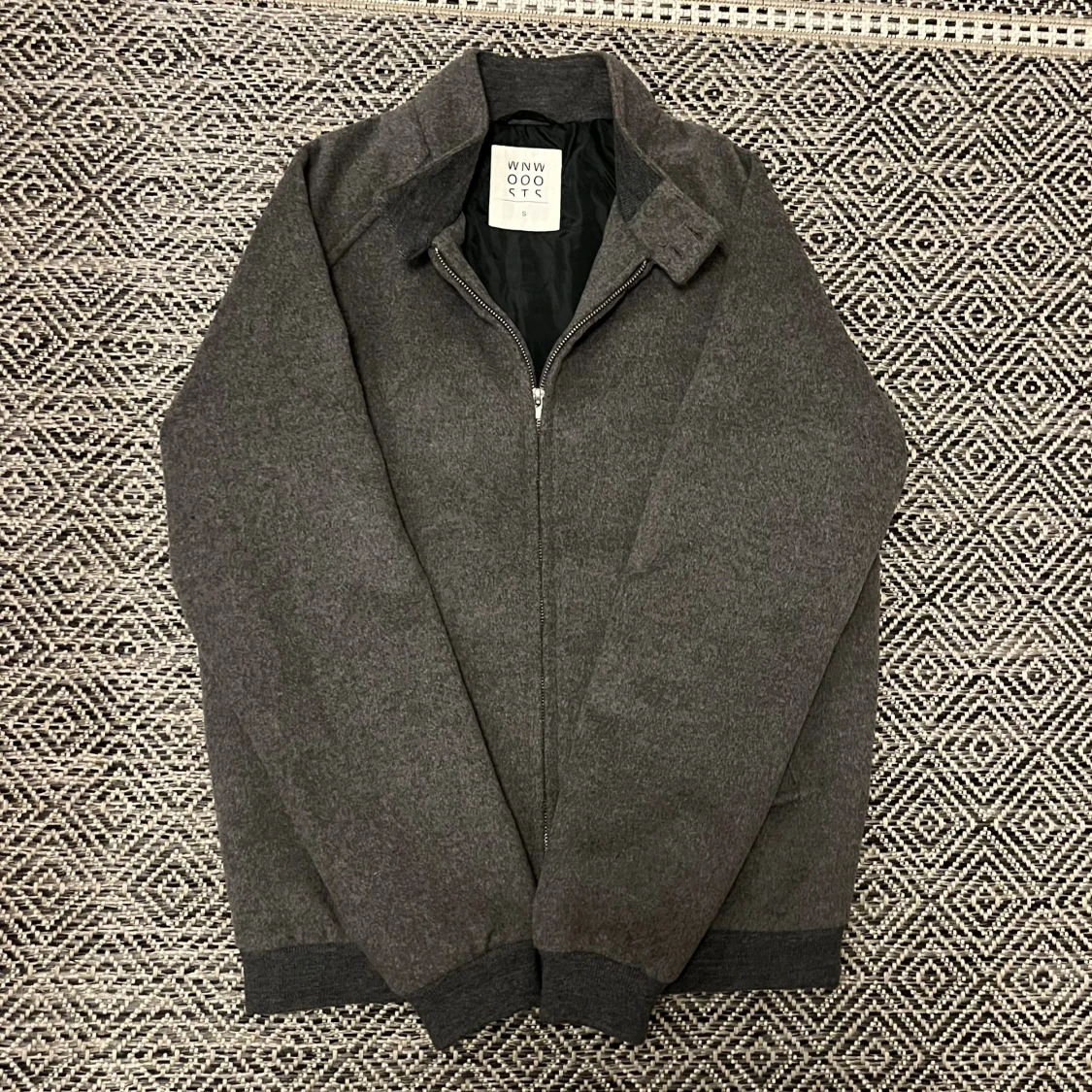 Fodrad ull cardigan / höstjacka - 2