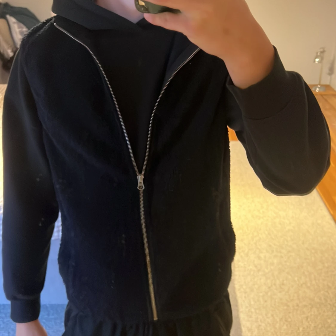 Navy  fleeceväst från Les Deux