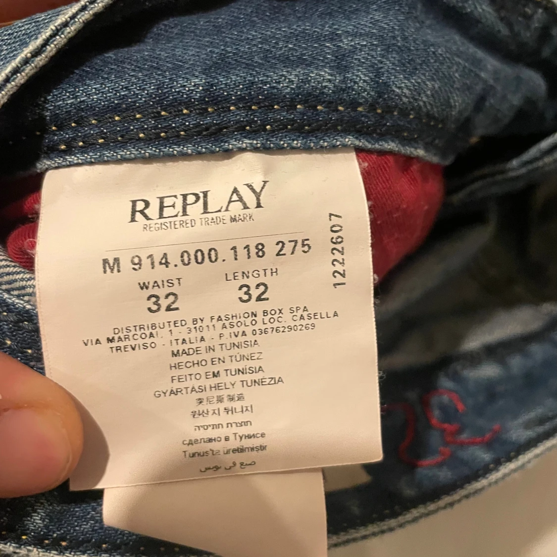 Blå/ljusblå jeans från Replay - 4